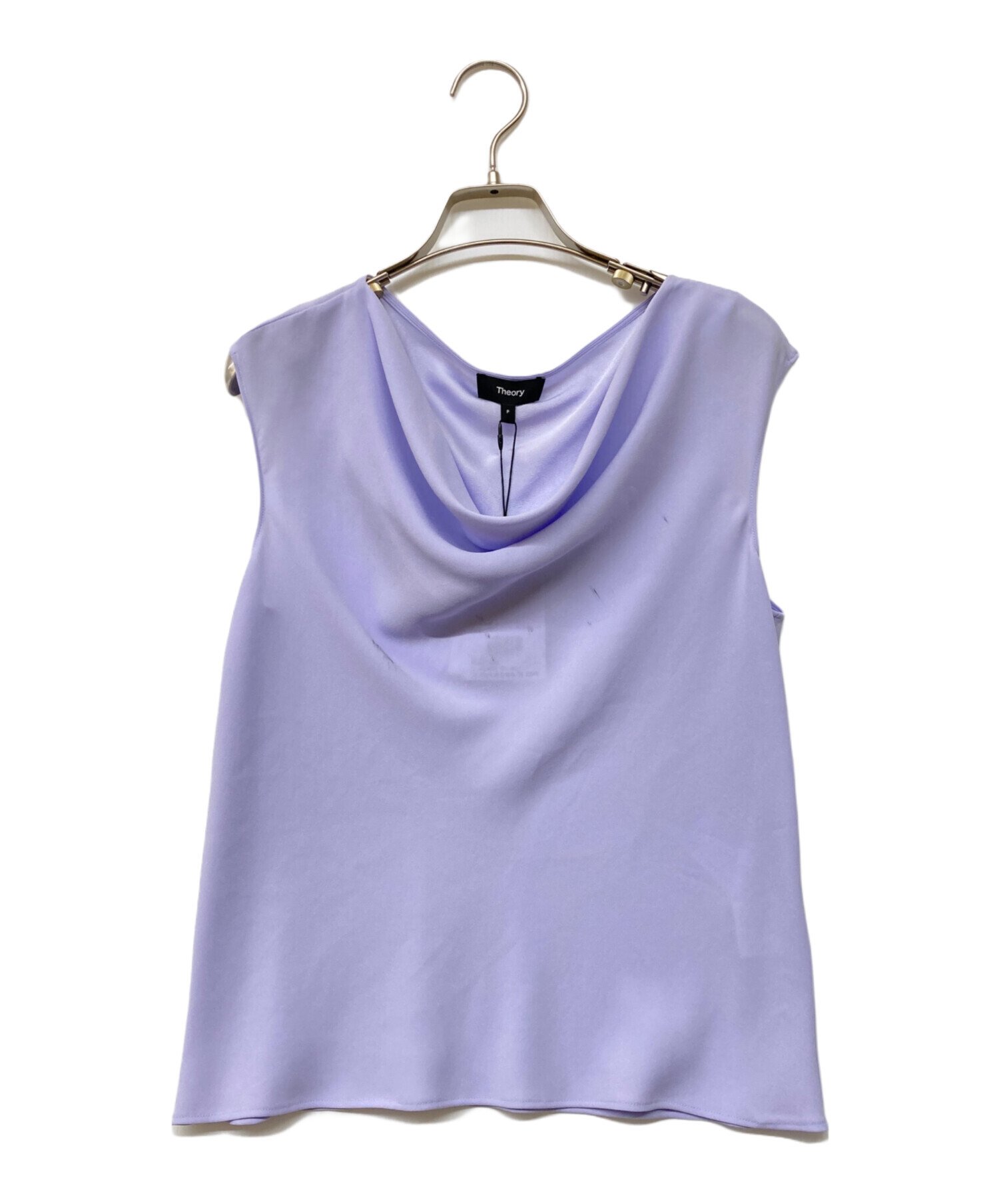中古・古着通販】theory (セオリー) 24SS POWDER CREPE SS COWL TOP