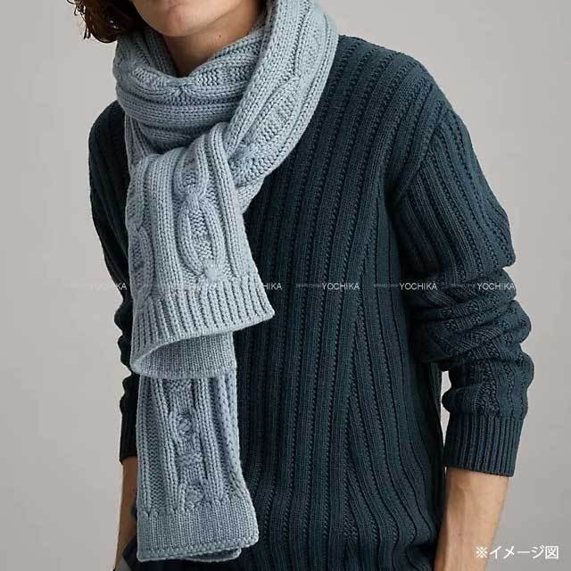 2022年秋冬 HERMES エルメス マフラー ニット トリ マイヨン