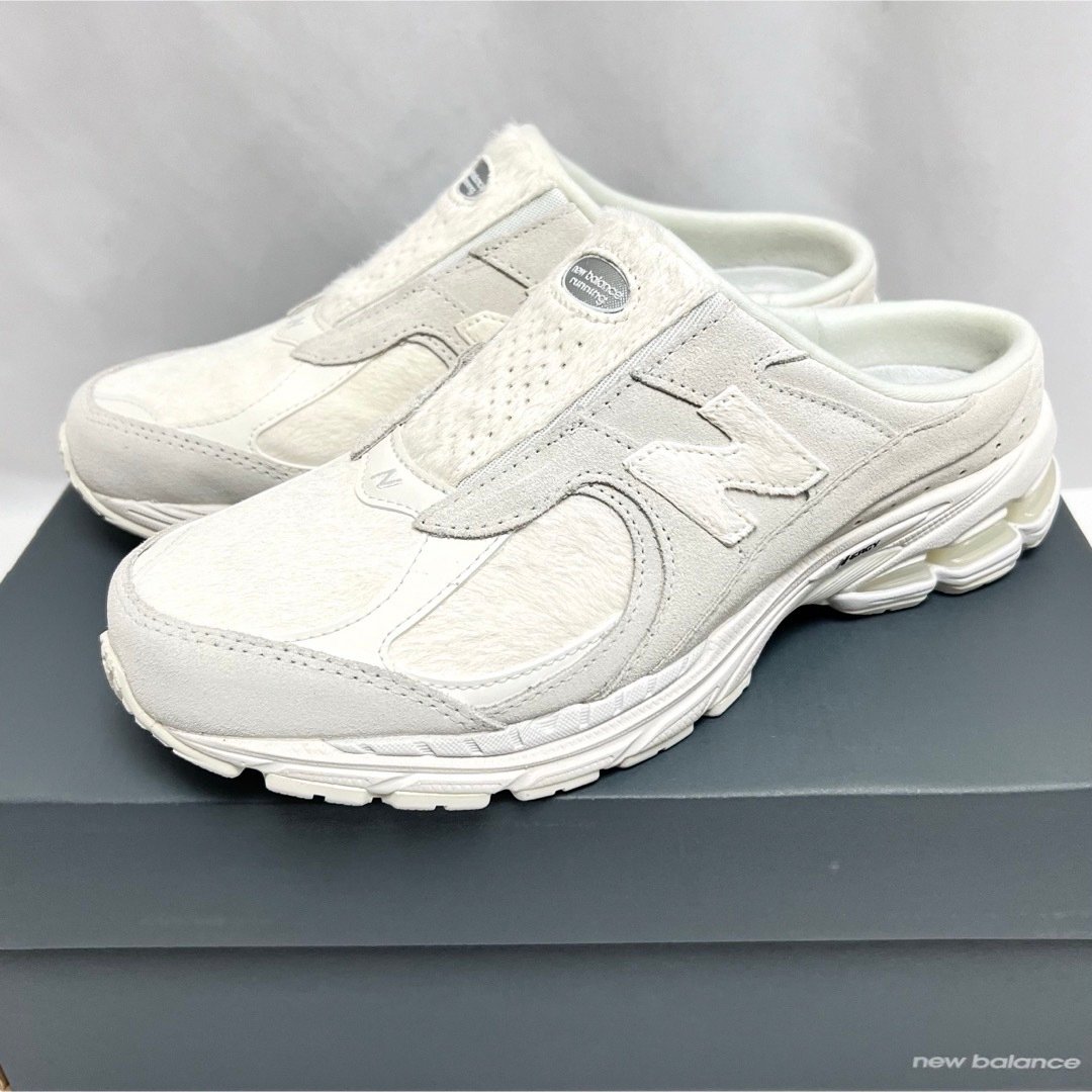 New Balance - 25cm 新品 ニューバランス 2002 Mule ミュール ホワイト