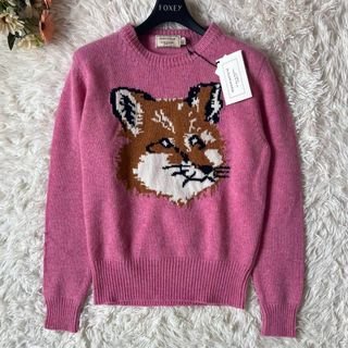 MAISON KITSUNE'（ニット/セーター ・ ピンク/桃色系）のフリマ