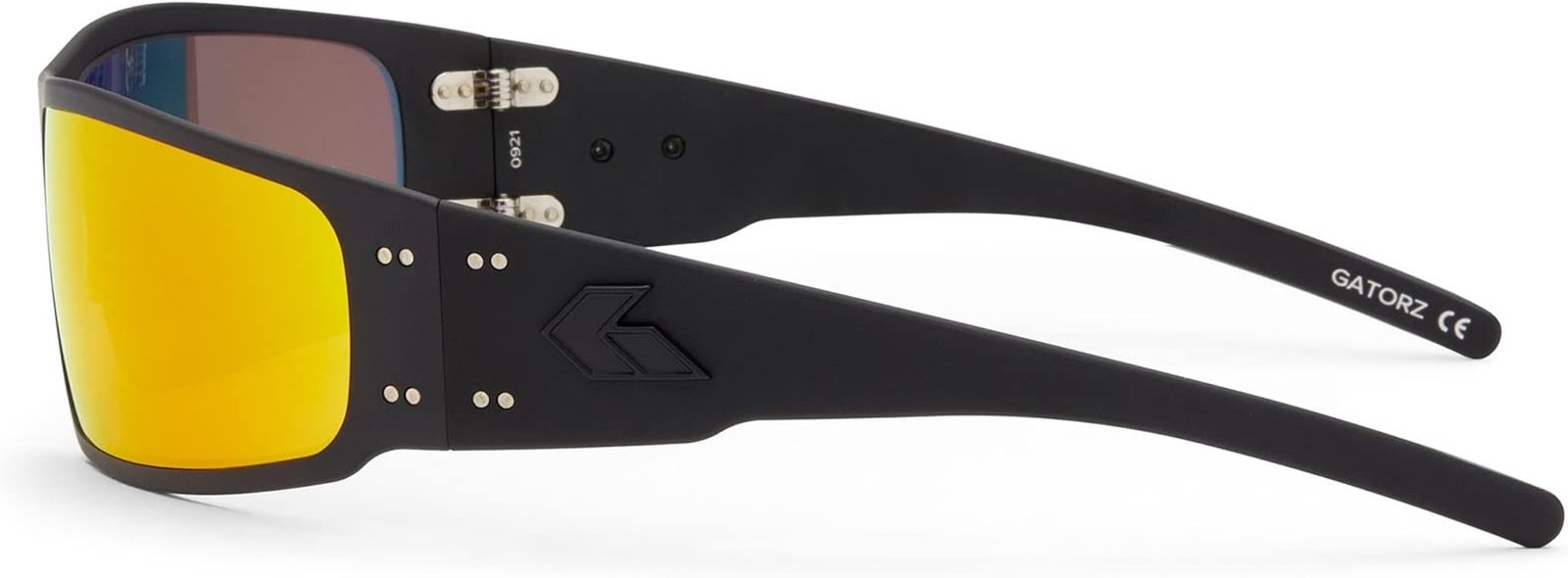 Amazon.com: Gatorz Magnum Sunglass, Black Anodized Frame, Black