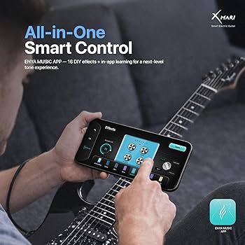 Amazon | Enya XMARI スマートエレキギター - 内蔵DSPエフェクター・4