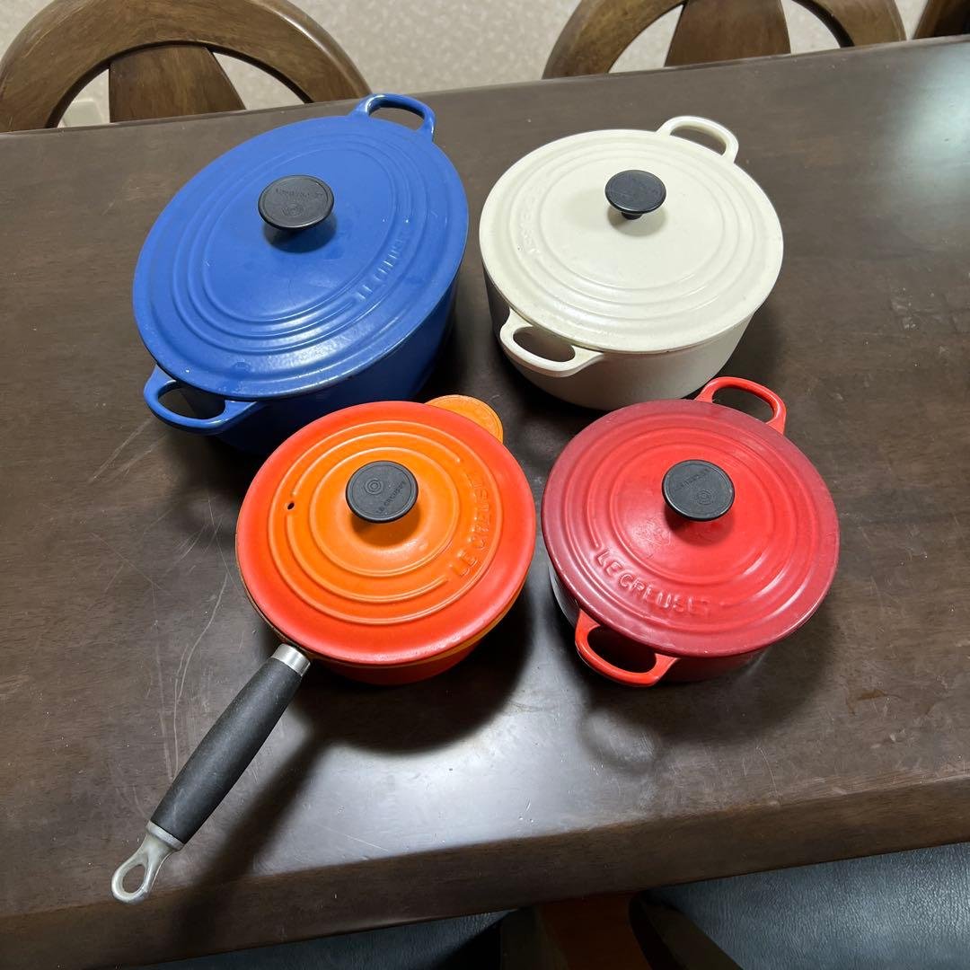 ル・クルーゼ ルクルーゼ 鍋 まとめ 18 22 29 片手鍋 両手鍋 ル・クルーゼ ルクルーゼ Le Creuset 片手鍋 ソースパン 18cm 蓋付き
