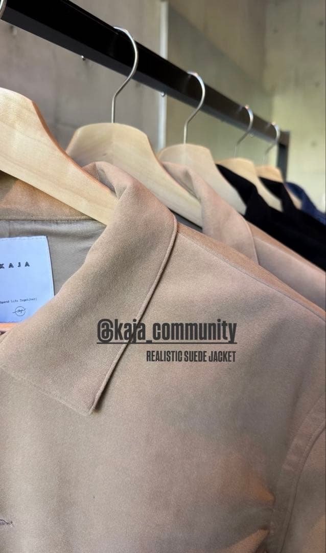 【販売会限定品】KAJA Realistic Suede Jacket OVY 販売会限定品】KAJA Fake Suede Jacket OVY - メルカリ