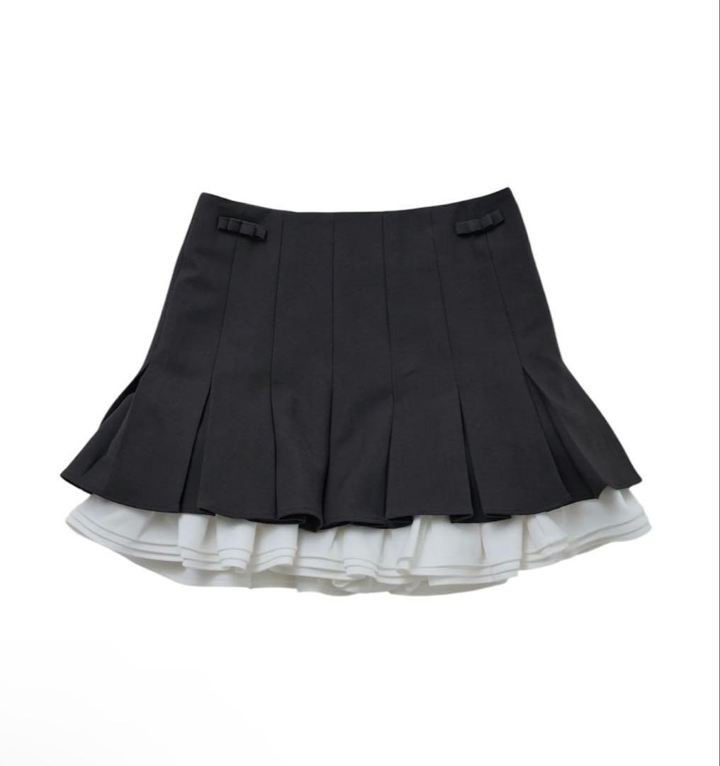トリートユアセルフ Ribbon pleats frill mini skirt Ribbon Pleated Mini Skirt CS320 - Korean Women's Fashion | LEWKIN
