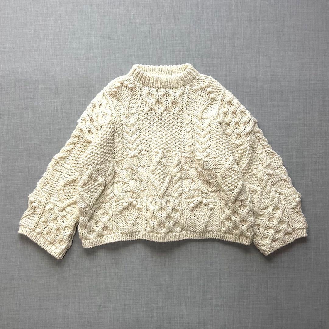 CAVEZA ROSSO ニットトップス CAVEZA ROSSO - Hand Warmer Ribbed Knit Top / ハンドウォーマー