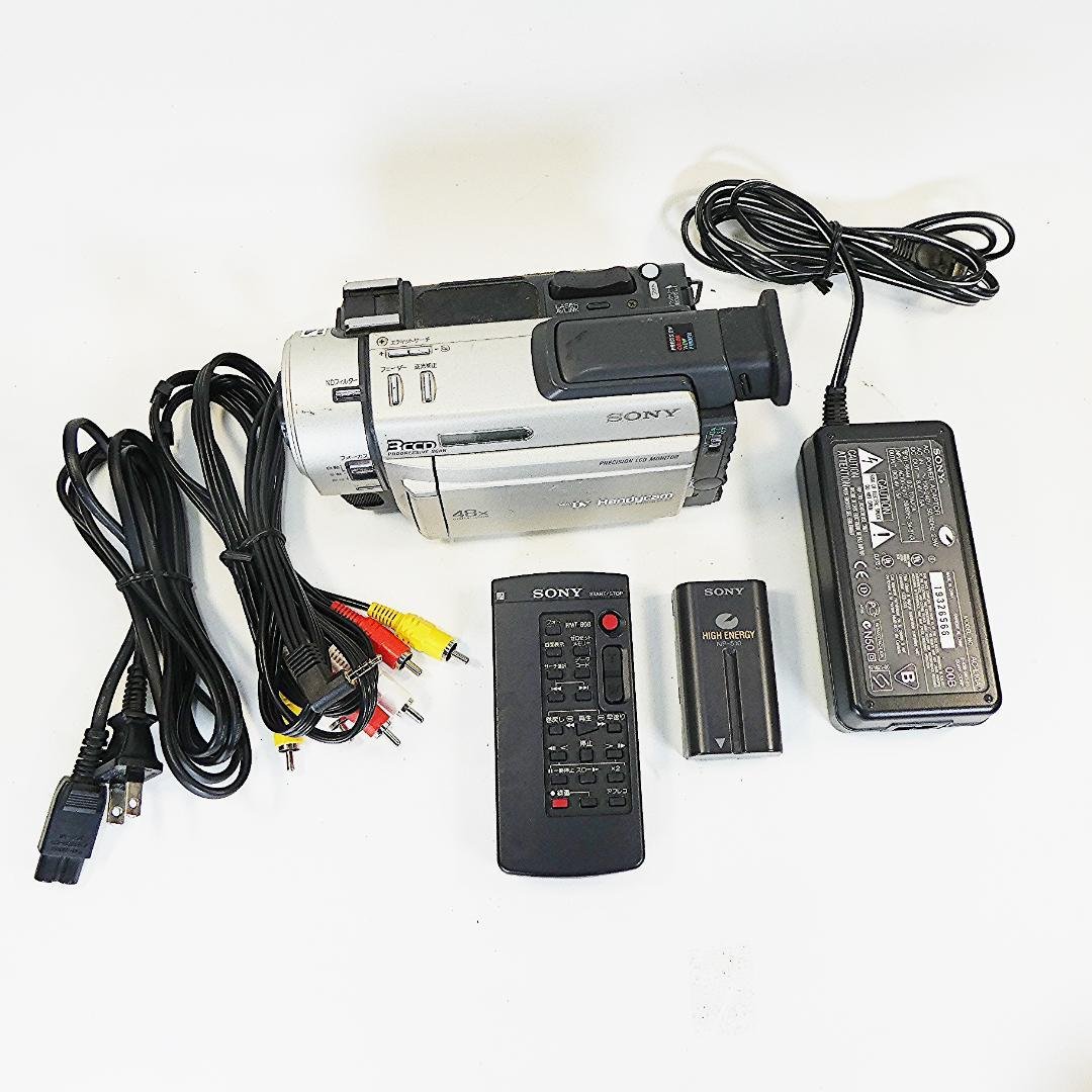 ソニーDCR-TRV900動作良好 MiniDVビデオカメラDVDダビングに最適
