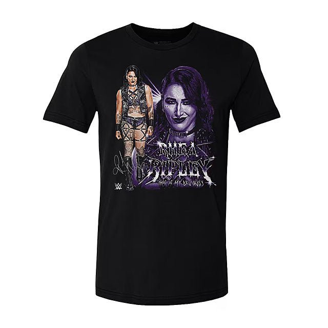 海外取寄 リア リプリーモデル WWE AUTHENTIC Tシャツ BACK ON TOP T