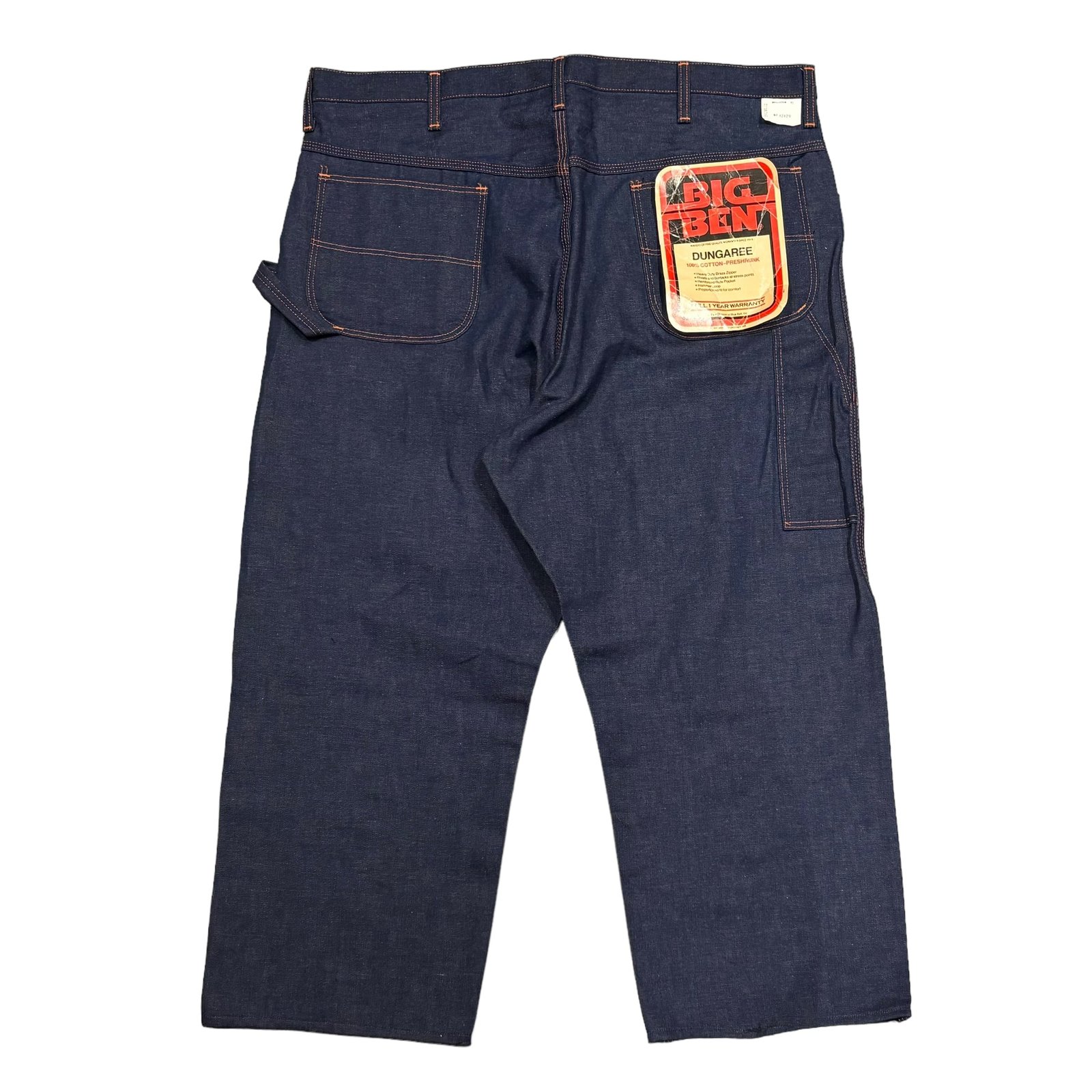 Deadstock 60-70's USA製 BIG BEN Denim Painter Pants W42