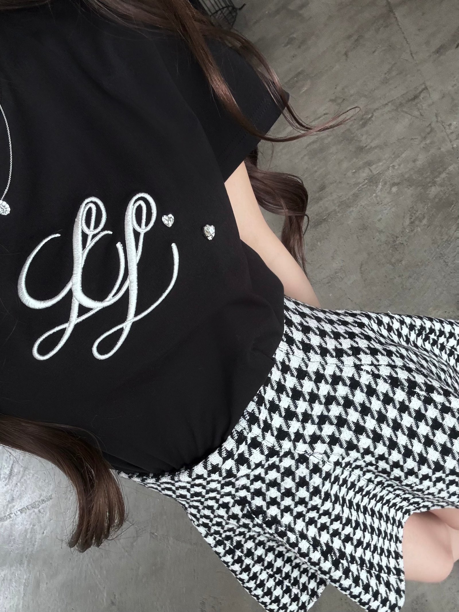 Lumignon original ♥ LL heart bijou T【ブラック】 | Lumignon